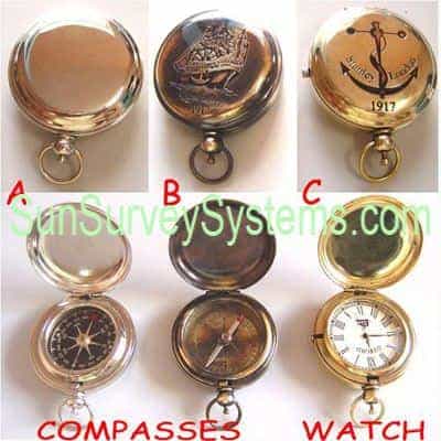 Pocket Button Compasses