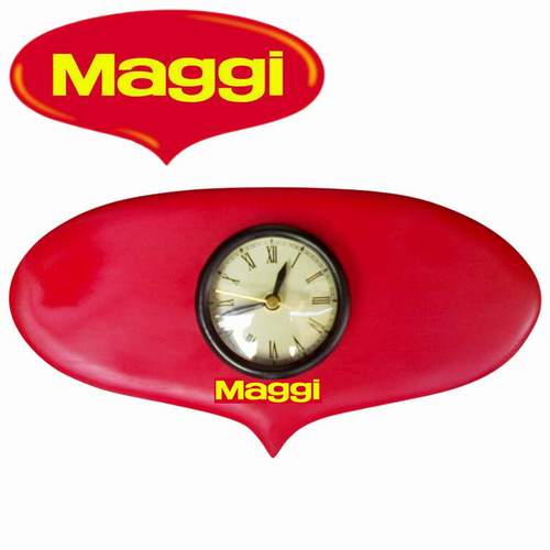 Clock Maggi Logo Shape