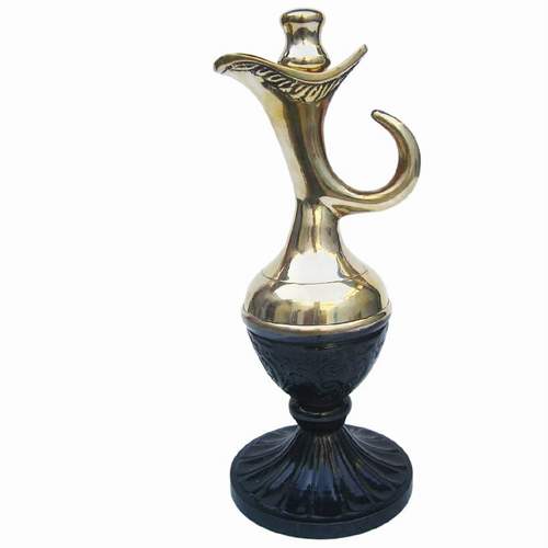 Jar Brass & Black