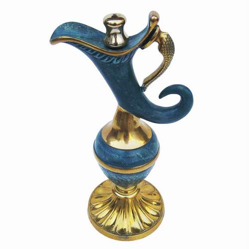 Jar Golden Blue