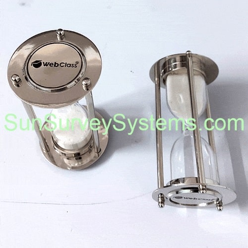 Nickel Plated Hourglass # 54