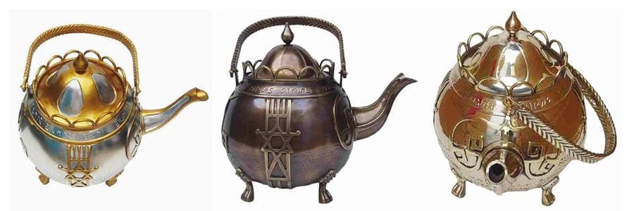 Teapot Gold Silver